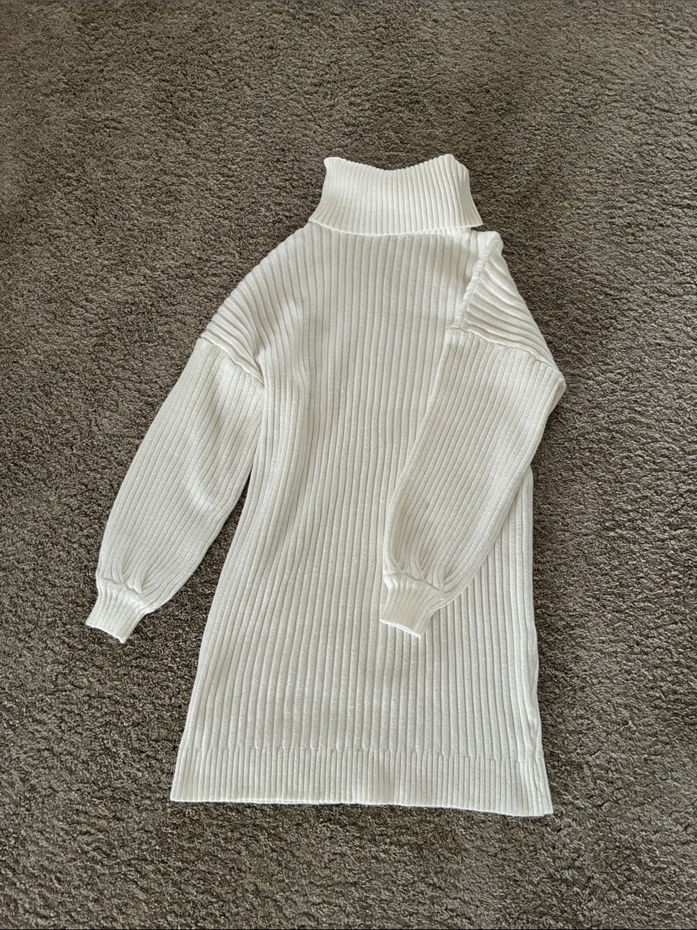 Turtleneck Sweater Dress